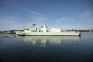 HMCS Regina at Seaspan Victoria Shipyards