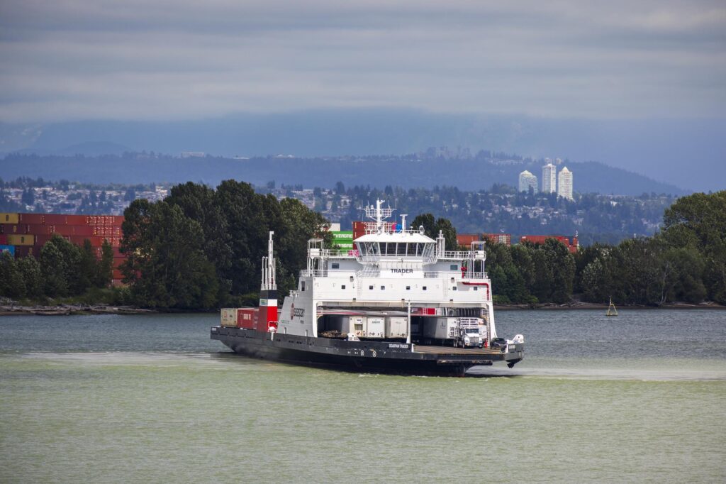 Seaspan Ferries vessel on the water