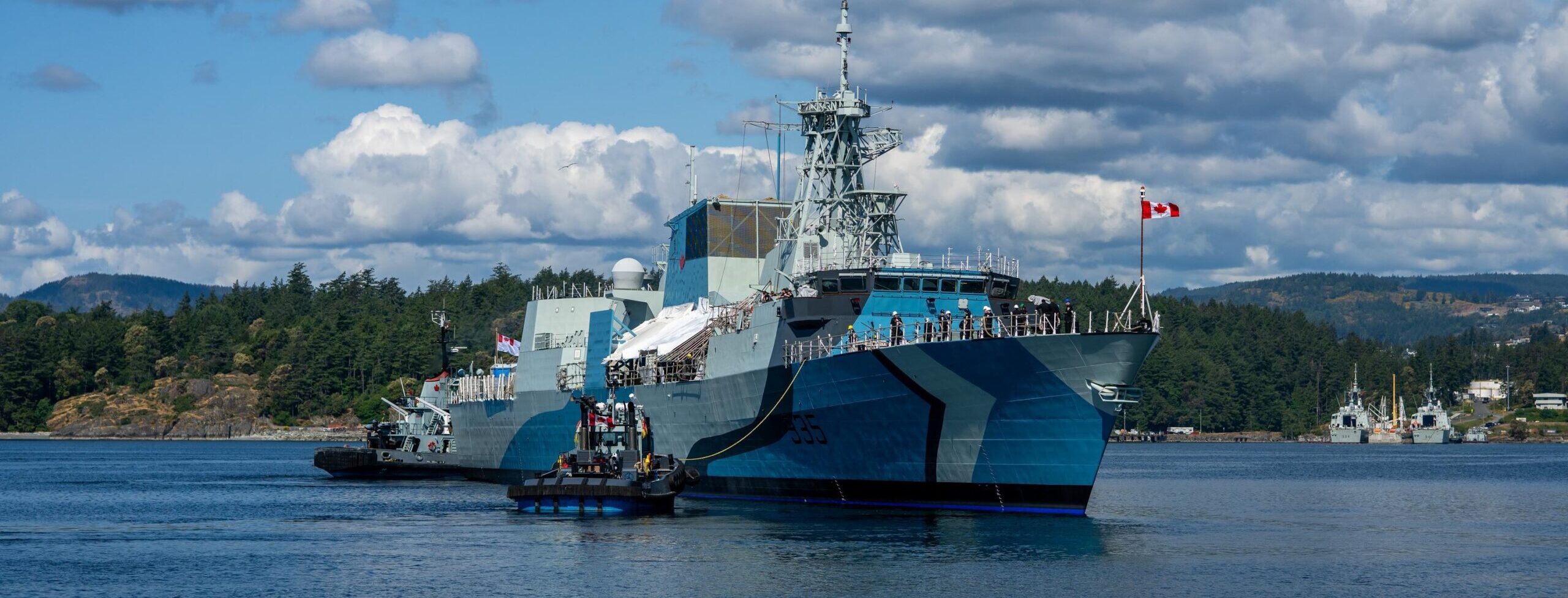 HMCS Calgary at sea