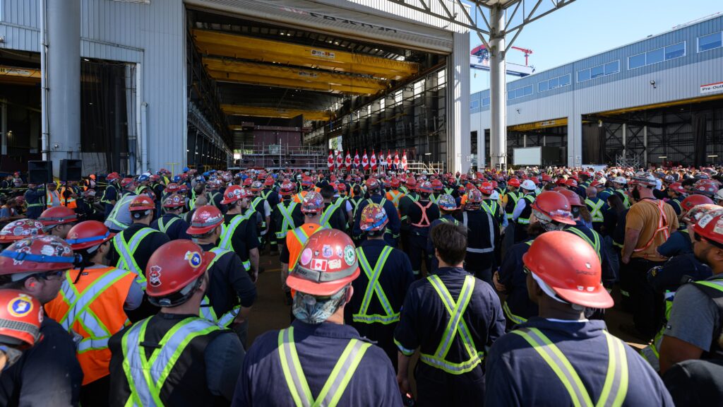 group of tradespeople