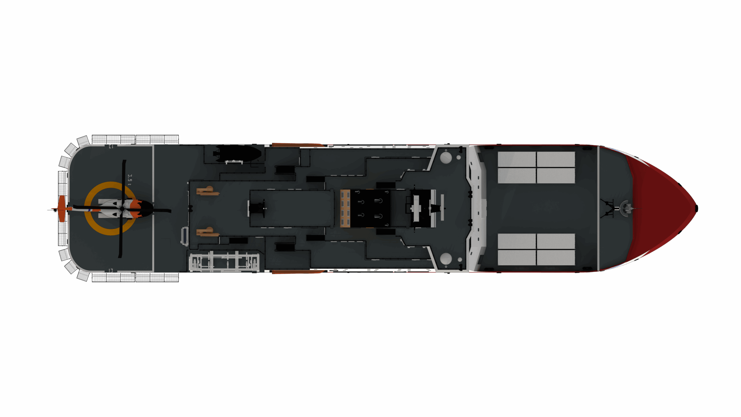 asc render top view