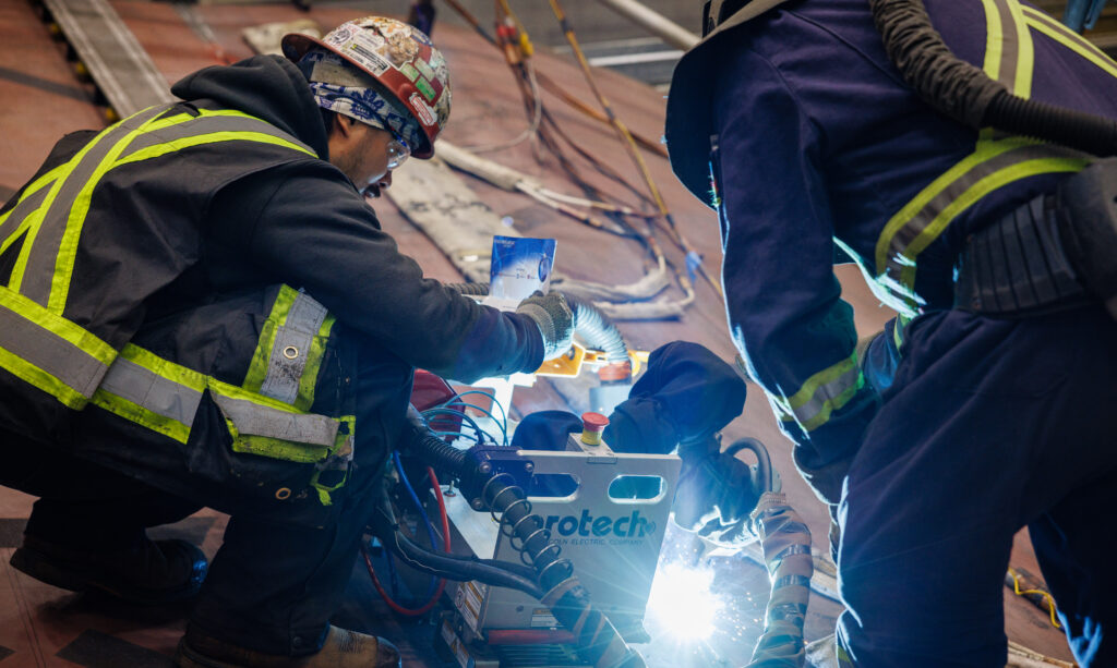 Ship Rower Welding smarter: How robotic technology is advancing shipbuilding at ...