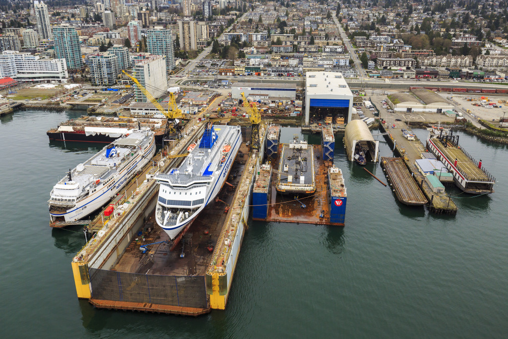 vancouver drydock photo gallery seaspan employee improvement plans