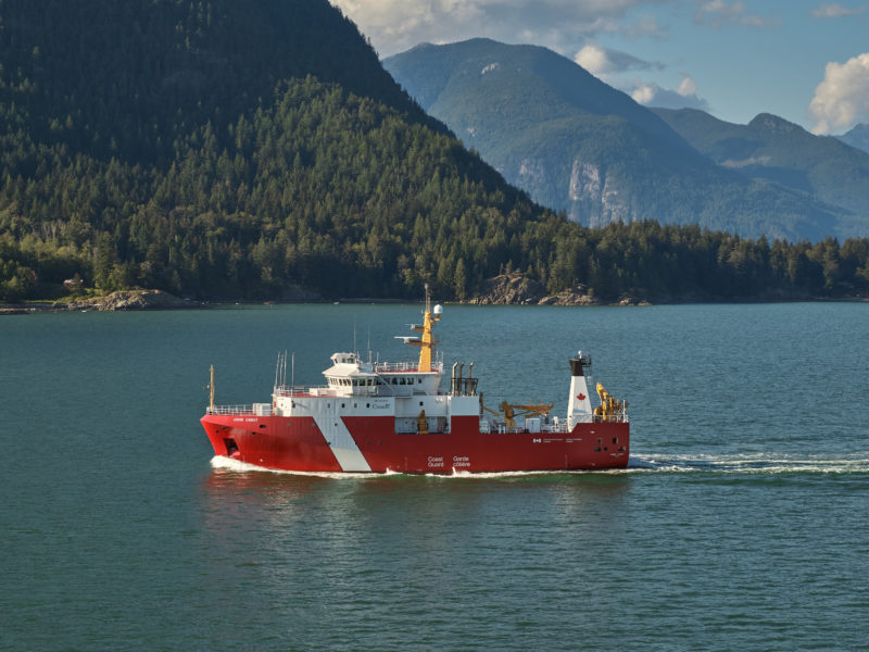 CCGS John Cabot during Sea Trials