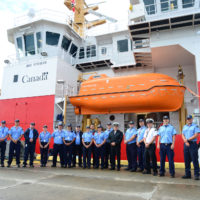 The new crew of the CCGS Sir John Franklin.